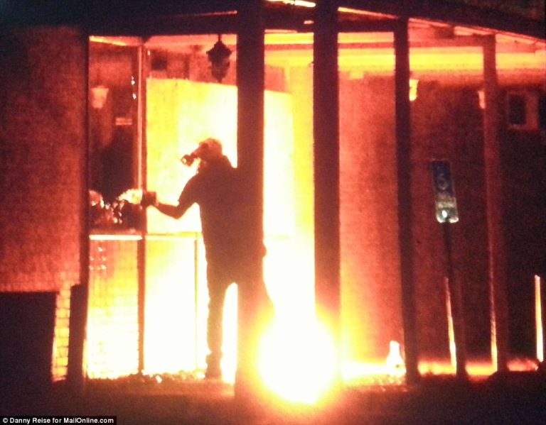 Ninth night in Ferguson. Two are shot and 31 arrested .