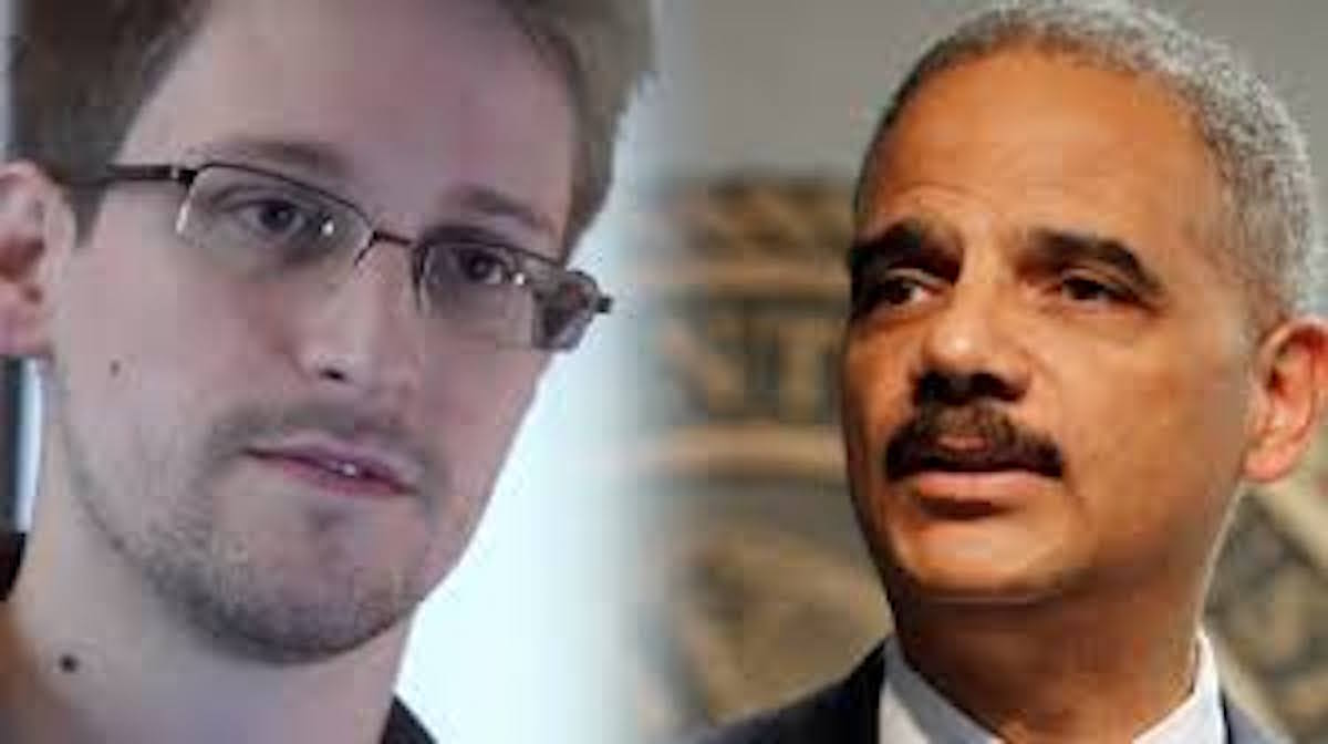 [VIDEO] HUH? Eric Holder Sends Message Of Support To Snowden!