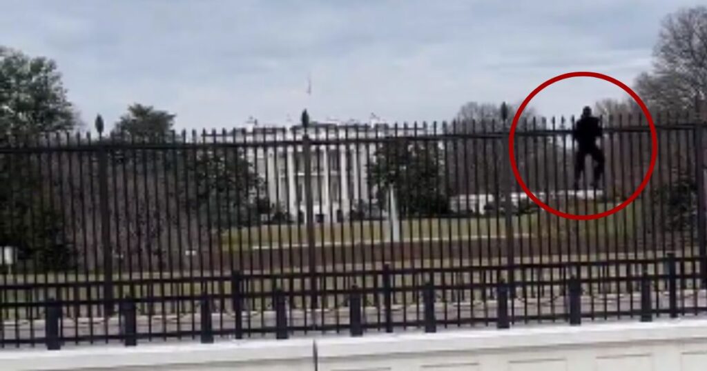 Man Trying to Storm White House Grounds Backs Down as Rooftop Snipers Take Position